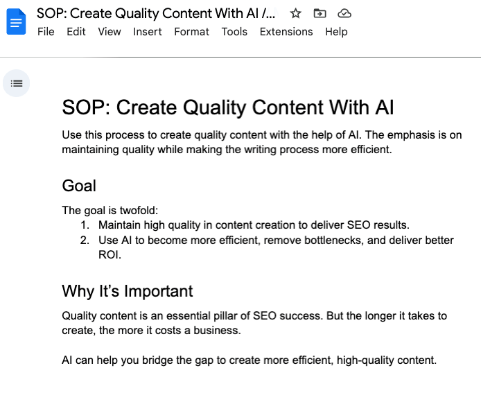 AI Content Creation: My Process for High-Quality, SEO-Friendly Articles