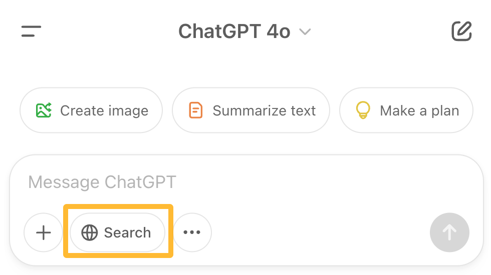 ChatGPT search