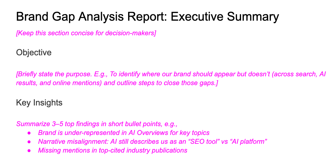 Brand Gap Analysis: Find Out Why You’re Invisible in AI Search