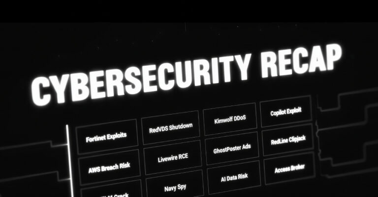 ⚡ Weekly Recap: Fortinet Exploits, RedLine Clipjack, NTLM Crack, Copilot Attack & More